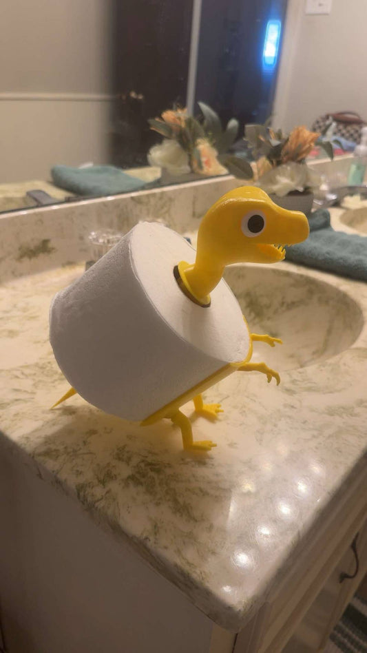 3D Printed Dinosaur Toilet Paper Holder